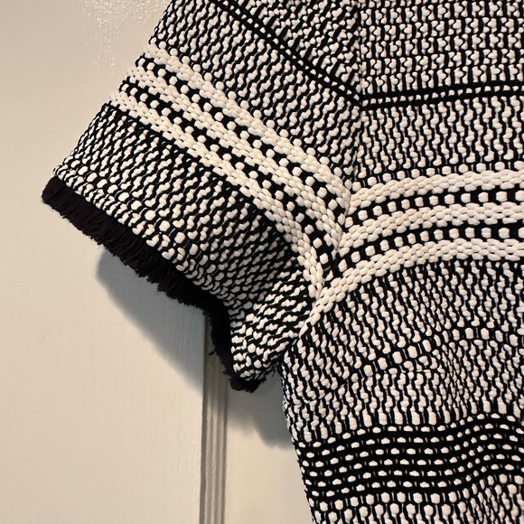 Maje Black and White mini dress, like new - Picture 4 of 5